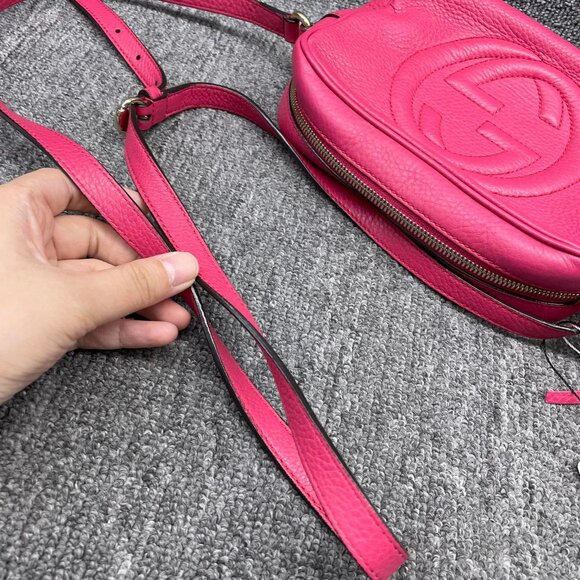 100%  Authentic Gucci Disco Camera Crossbody Bag - Picture 12 of 16